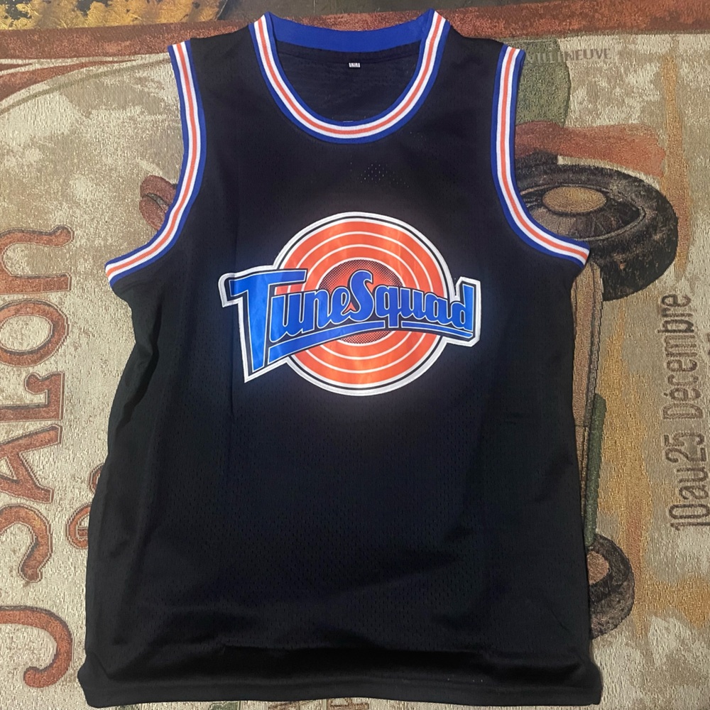 Tune Squad Bugs Bunny #1 Basketball Jersey Looney Tunes Adult Size M